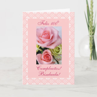 Spanish: 100 años — bishabuela card