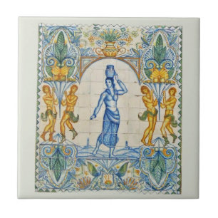 Spanish 20th Century Barcelona  Tile