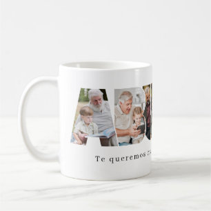 Spanish Abuelo Photo Collage for Father's Day Coffee Mug