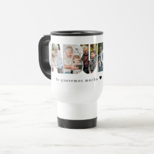 Spanish Abuelo Photo Collage for Father's Day Travel Mug