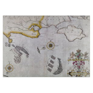 SPANISH ARMADA, 1588 2 CUTTING BOARD