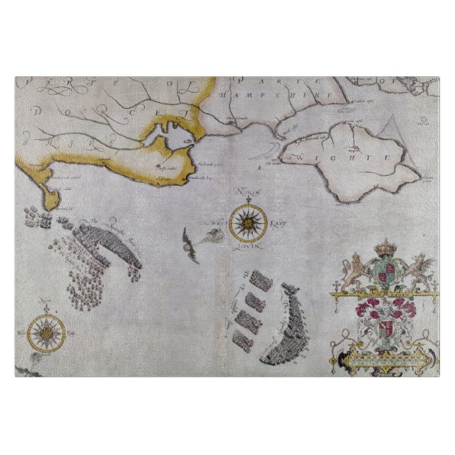 SPANISH ARMADA, 1588 2 CUTTING BOARD (Front)
