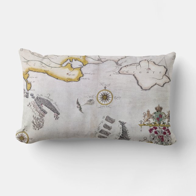 SPANISH ARMADA, 1588 2 LUMBAR PILLOW (Front)