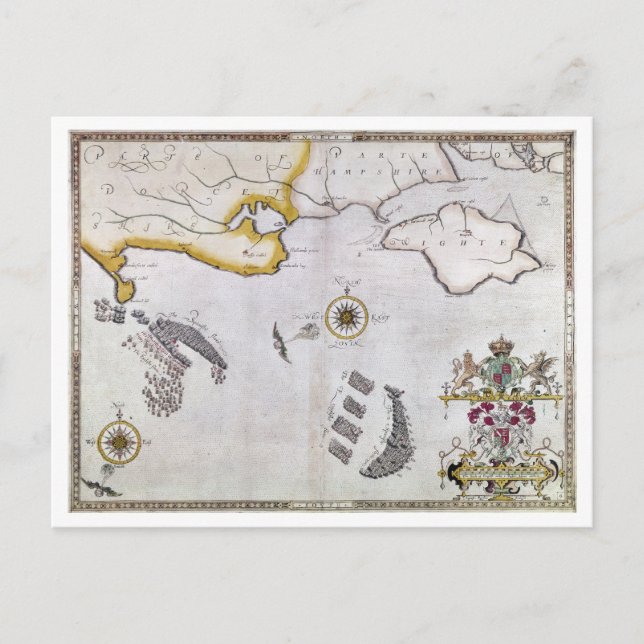 SPANISH ARMADA, 1588 2 POSTCARD (Front)
