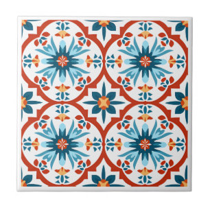Spanish Azulejos style ceramic tiles