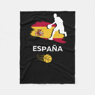 Spanish Basketball  Fleece Blanket