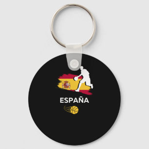 Spanish Basketball Keychain