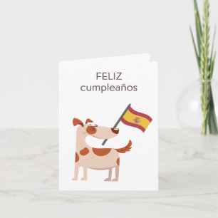 Spanish Birthday Card – feliz cumpleaños