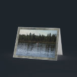 Spanish Birthday Card For Brother<br><div class="desc">Lake image with fisherman and pine trees in the background. Espero que tu día es tan especial, ya que son Feliz Cumpleaños</div>