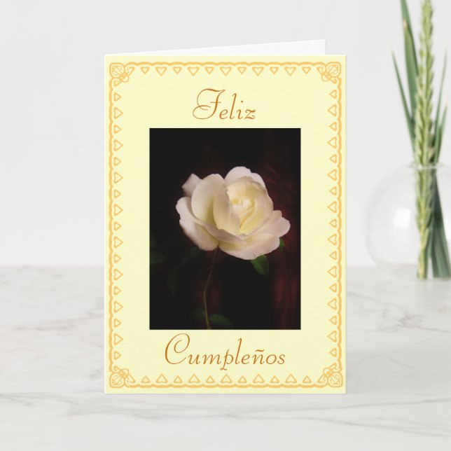 Spanish: Birthday Cumpleanos Card (Front)