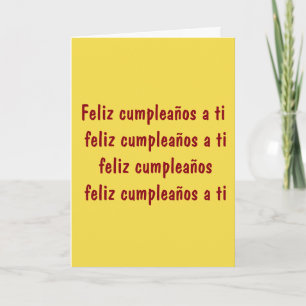 ***SPANISH*** BIRTHDAY SONG TO "YOUR FRIEND" CARD