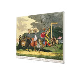 Spanish Bull Broke Lose or, Joseph's Flight Gallery Wrap Canvas