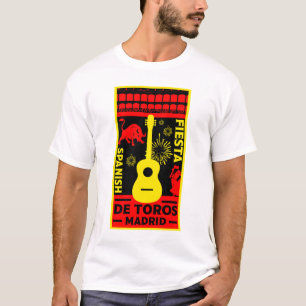 Spanish Bull Fight Corrida De Toros T-Shirt