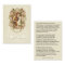 Spanish Catholic Wedding Prayer Holy Card