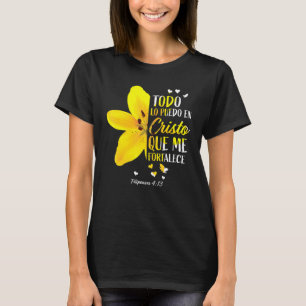 Spanish Christian Women Mom Wife Filipenses 413 Ve T-Shirt