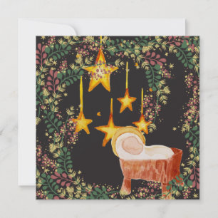 Spanish Christmas Navidad Floral Greeting Card