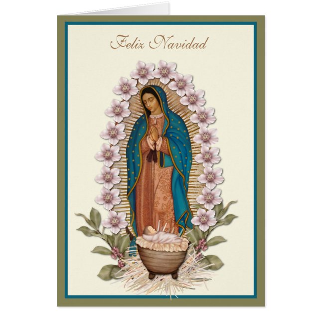 Spanish Christmas Virgin Guadalupe Jesus  (Front)