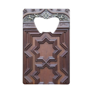 Spanish Church Door House of God Gateway to Heaven Wallet Bottle Opener