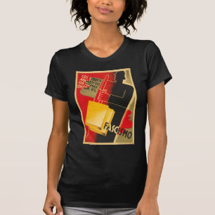 Spanish Civil War Anarchist / Facism Rare Poster T-Shirt