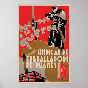 Spanish Civil War Poster All for war! Customs