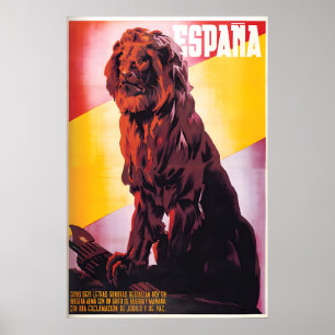 Spanish Civil War Poster Spain is our war cry!