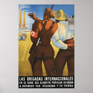 Spanish Civil War Poster The International
