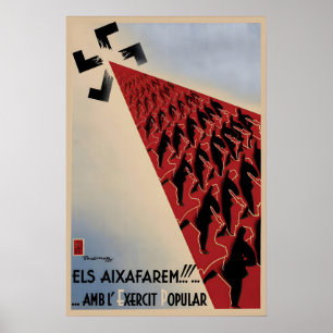 Spanish Civil War Poster The Popular Army will