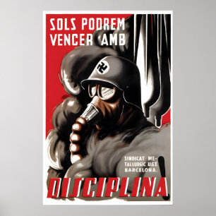 Spanish Civil War Poster We can only win with
