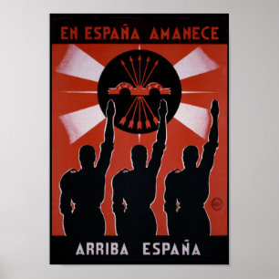 Spanish Civil War Propaganda Poster - Arrise Spain