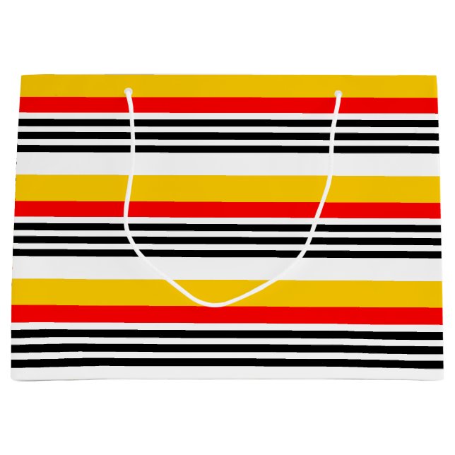 Spanish Classic Stripe large Gift Bag (Front)