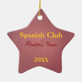 Spanish Club, Foreign Language Club Ornaments