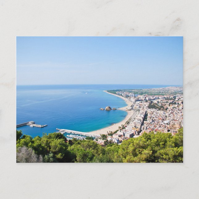 Spanish Coastline Postcard (Front)