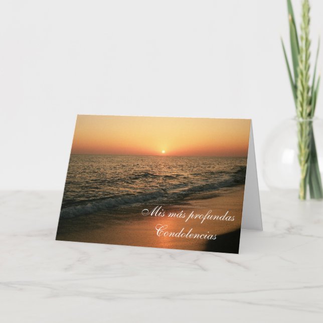 Spanish: Condolencias Card (Front)