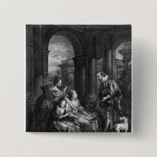Spanish conversation 2 inch square button