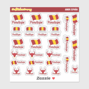 Spanish Custom Name Labels   Spain