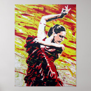 SPANISH DANCER POSTER
