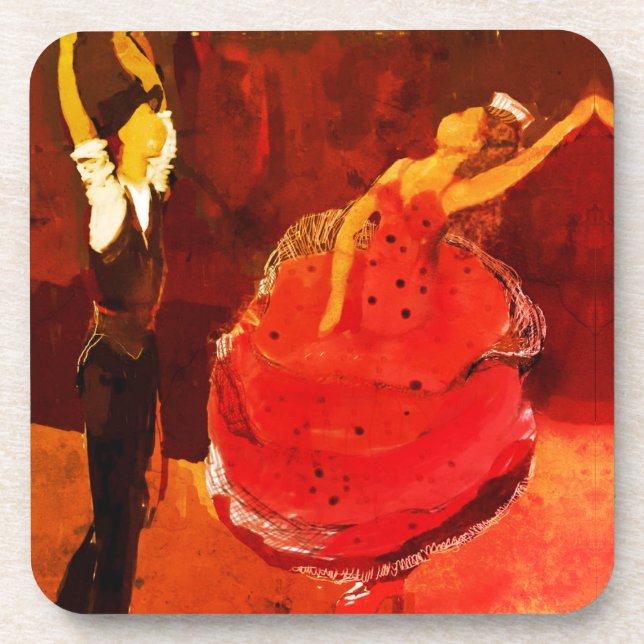 Spanish Dancers Coaster (Front)