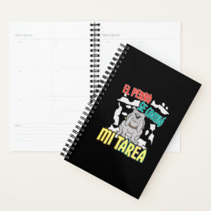 Spanish Dog Ate My Homework - Perro Tarea Planner