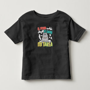 Spanish Dog Ate My Homework - Perro Tarea Toddler T-shirt