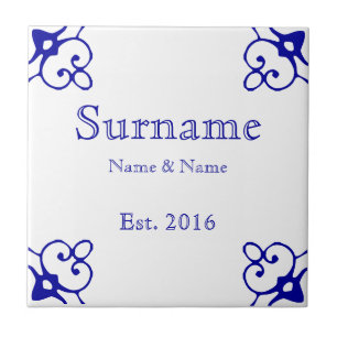 Spanish Family Name Sign Tile