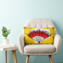 Spanish Fan corners pillow lumbar