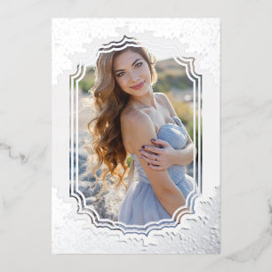 Spanish Fancy Floral Frame Mis XV Años Photo