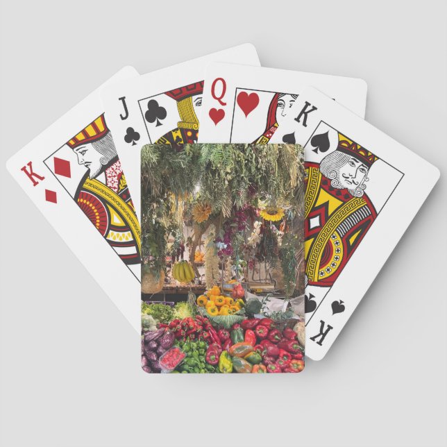 Spanish Farmer's Market Playing Cards (Back)
