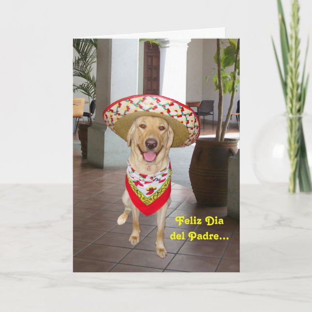 Spanish Father's Day/Feliz Dia del Padre... Card (Front)