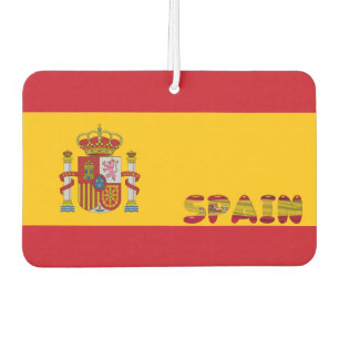 Spanish flag air freshener