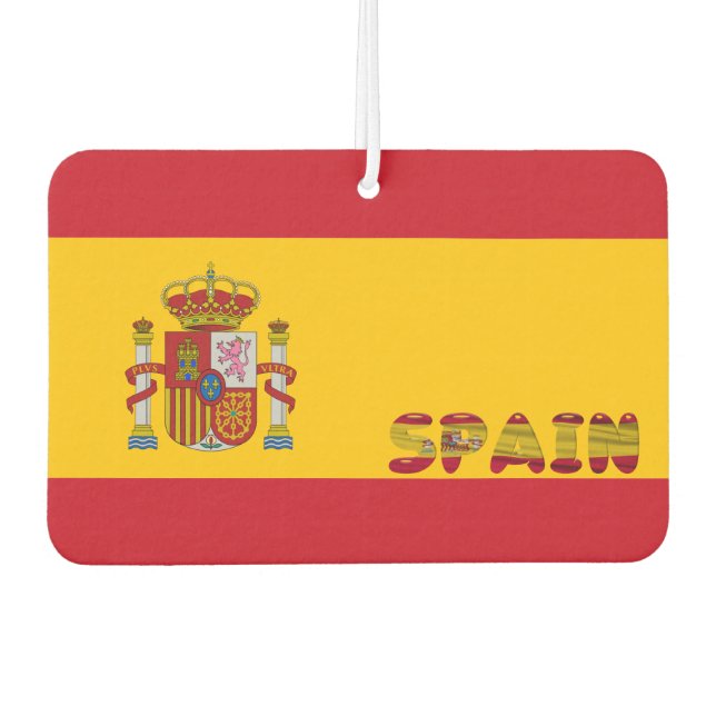 Spanish flag air freshener (Front)