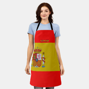Spanish flag apron