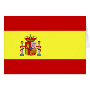 Spanish Flag Bandera Española Card