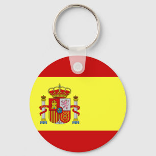 Spanish Flag Bandera Española Keychain