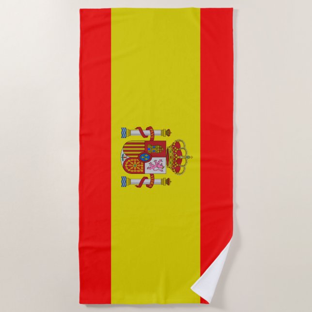 Spanish flag beach towel (Front)